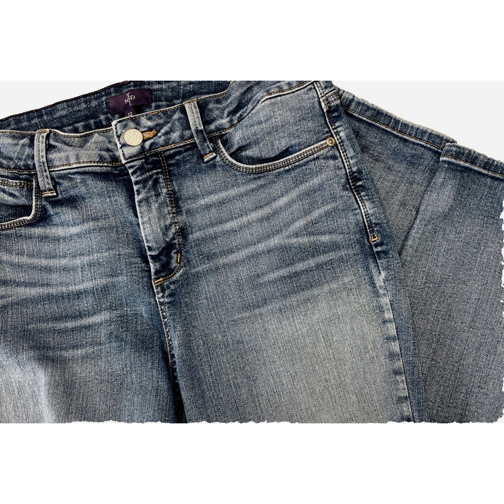 NYDJ Lift x Tuck Womens 12 Stretch Legging Skinny Blue Jeans Midrise Made in USA